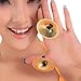Sealike New Arrival 4 Pcs Alloy Belly Dancing Finger Zills Finger Cymbals for Dancer Party with a Stylus