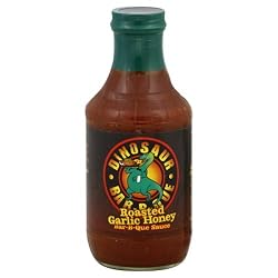 Dinosaur Bar-B-Que Roasted Garlic Honey BBQ Sauce - 19 oz