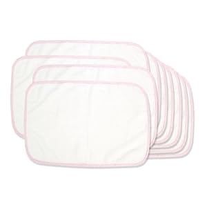 Trend Lab 24011 BURP – PINK GINGHAM – 10 pack
