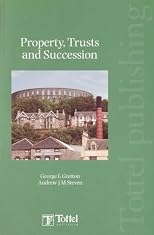 Property, trusts and succession