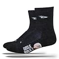 DeFeet Woolie Boolie 4in D-Logo Cycling/Running Socks