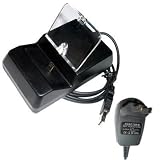 USB 2.0 Docking Desktop Cradle with AC Adapter & UK Plug for Mitac MIO A 701 / A701