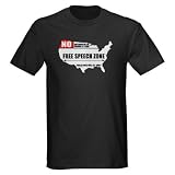 Free Speech Zone Political Dark T-Shirt