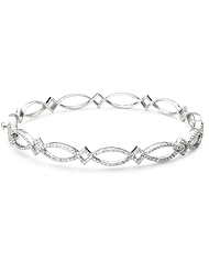 Katie Decker "Eternity" 18k White Gold and Diamond Bracelet