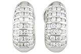 14KT White Gold 1.00ct Diamond Earring