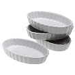 BonJour 4 oz. Oval Cr&egrave;me Brulee Ramekins (Set of 4) - White