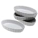BonJour 4 oz. Oval Cr&egrave;me Brulee Ramekins (Set of 4) - White