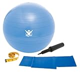 The Biggest Loser 65cm Core Advantage Stability Ball (Royal Blue)