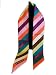 Authenic Coach Multi Colored Stripe Pony Legacy Scarf 98801