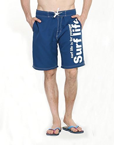 Ma Fang Men Shorts Fish Hawaii Style Beach Shorts Quick Dry Summer Beach Pant Men