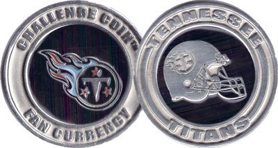 NFL Tennessee Titans Challenge Coin Poker Card Cover