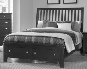 Vaughan Bassett Twilight-Snow White Twin Slat Storage Bed - BB9-331/033/301/333T