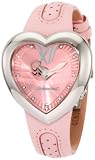 Chronotech Women's CT.7688M/03 Heart Shape Pink Leather Watch