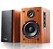 2.0 Channel Wooden Speaker Home Hifi Karaoke Microphone Inpu