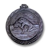 MEDAL 2 1/2 INCH SILVER
