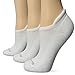 No nonsense Women's Soft and Breathable Cushioned No Show Sock with Back Tab 3 Pair Pack