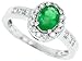 1.10Ct Genuine Emerald Princess Cut Channel Set title=