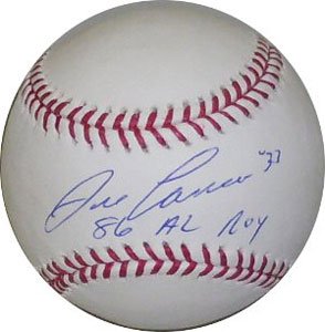 Jose Canseco Signed Athletics Baseball - 86 AL ROY