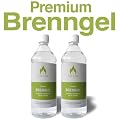 2 x 1L Brenngel f�r Gel Kamine & Gel Feuerstellen - Probier-Set - Hergestellt aus T�V-gepr�ften Premium Bio-Ethanol 96,6% Vol. - 2 Liter in 1L Flaschen - Premium Qualit�t - Made in Germany - nur 2,95 EUR/L. !!!