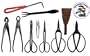 Bonsai Tool 10-piece Set