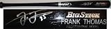 Frank Thomas Autographed Rawlings Black Big Stick Name Engraved Baseball Bat