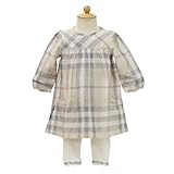 [バーバリーベビー] BURBERRY BABY ベビー服 セットアップ (長袖ワンピース・スパッツ) B98505 18Mサイズ