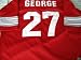 Eddie George autographed Ohio State authentic throwback jersey
