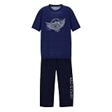 Boys' Cherokee All Star Jersey Pajama Set - Blue/ Black