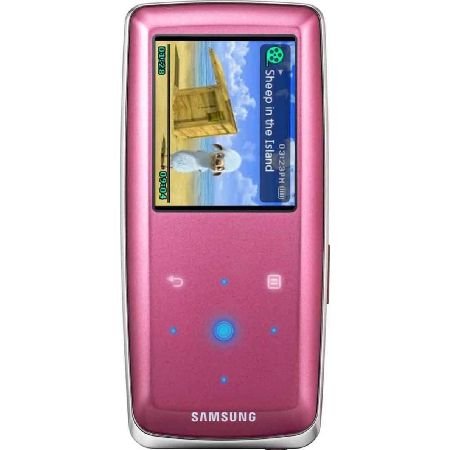 Childrens Toyshop  Electronics : Samsung YP-S3JAR - MP3 Player - 4GB - Red (Pink)