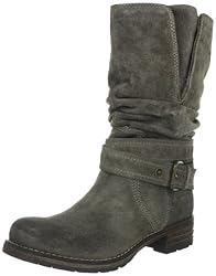 Clarks Majorca Villa 203483304, Damen Bikerboots, Grau (Grey Suede), EU 41
