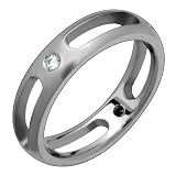 Amorite Titanium Band with Diamonds