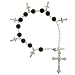 St. Benedict Rosary Bracelet - 7.5MM Hemetite and Link Chain