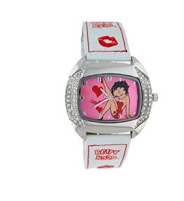 Betty Boop Women's Leather Band Watch Model #BB-W367C
