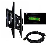 VideoSecu C83 Tilting Wall Mount Bracket for Samsung FP-T5094 Plasma 50 inch HDTV TV with free 6ft HDMI cable