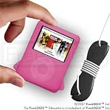 FreeLogix - Protective Skin Case & Earphone Wrap for iPod Nano 3rd Generation - Pink