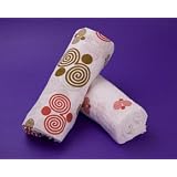 OrganicMuslinSwaddlingBlanket-2Pk,Red&Brown