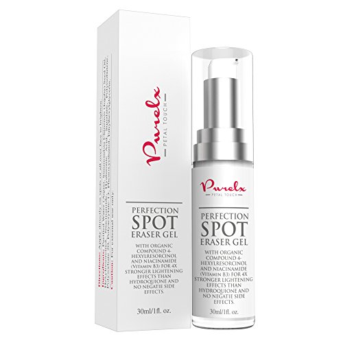 Dark Spot Corrector - Age Spot Remover - Clinically Proven - Visibly Reduce & Fades Dark Spots, Age Spots & Traces of Past Acne Scars - 4 Times Stronger Than Outdated Hydroquinone - Organic Compound with Niacinamide (Vitamin B) to Expedite Spot and Pigment Correction - Certified USA Facilities - Extremely Effective Skin Lightening or Your Money Back! Dark Spot Corrector - Age Spot Remover - Clinically Proven - Visibly Reduce & Fades Dark Spots, Age Spots & Traces of Past Acne Scars - 4 Times Stronger Than Outdated Hydroquinone - Organic Compound with Niacinamide (Vitamin B) to Expedite Spot and Pigment Correction - Certified USA Facilities - Extremely Effective Skin Lightening or Your Money Back!