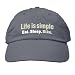 Earth Sun Moon Colonial Blue Life is Simple - Bike Hat