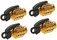 uxcell&reg; Cool Golden Grenade Shaped Car Auto Tire Valve Caps Cover