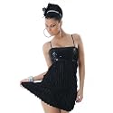 Edles Sexy Minikleid Cocktailkleid Schwarz 9701