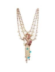 Betsey Johnson FAIRYLAND Unicorn Cascade Statement 20" Necklace