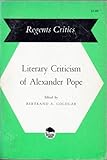 Literary criticism of Alexander Pope