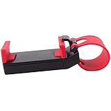 KingMas Multi-functional mobile phone Holder / Mount / Clip / Buckle Socket Hands Free on Car Steering Wheel for iPhone, PDA and Smart Cellphones