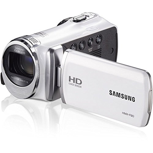 Samsung F90 White Camcorder with 2.7" LCD Screen and HD Video Recording (Certified Refurbished)