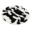 Cow Round | Cow Collection | Faux Fur Rug | 5 foot