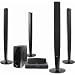 LG HT 503 TH Heimkino-System (500W max, Digitalverstärker, USB-Anschluss, Pal Program Scan, DTS, DivX-zertifiziert, Säulenlautsprecher, HDMI, Full HD, VSM pro)