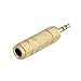 Aurum Cables 5-Pack High Quality 3.5mm Male to 6.35mm Female Stereo Adapter