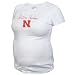 My U Nebraska Cornhuskers Ladies White Future Husker Maternity T-shirt