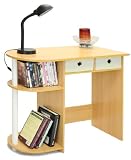 Furinno Go Green Home Laptop Notebook Computer Desk/Table - Beech/Ivory, 10007