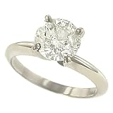 2.38cttw Round Diamond Solitaire Ring Egl G-H/SI3